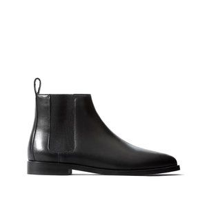 Everlane The Modern Chelsea Boot Real Italian Leather All Black